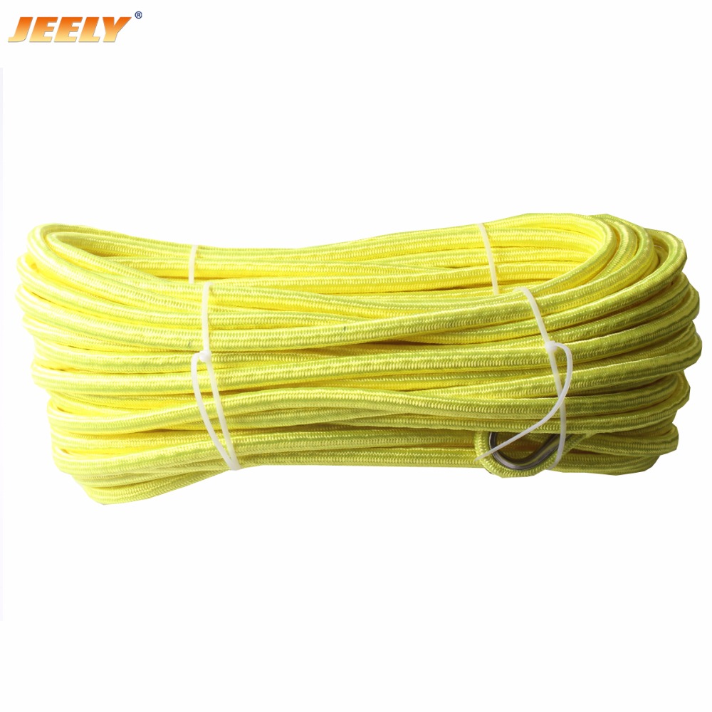 10mm*30m UHMWPE 芯带聚酯外套合成绞盘绳双编织
