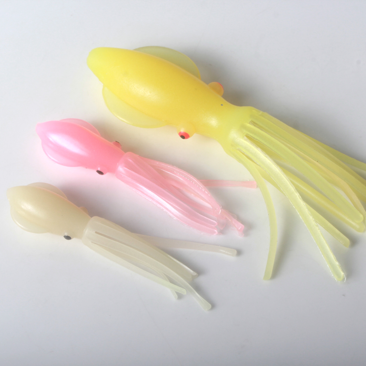 软质 PVC 钓鱼章鱼裙 诱饵 生物钓鱼游泳诱饵 鱿鱼诱饵