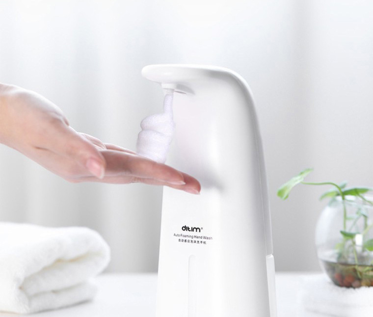 自动免提洗手液分配器香皂机感应泡沫分配器液体香皂自动洗手液分配器