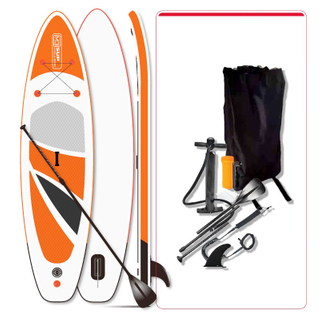 320cm橙色sup板充气泵站立桨板背包充气架桨板